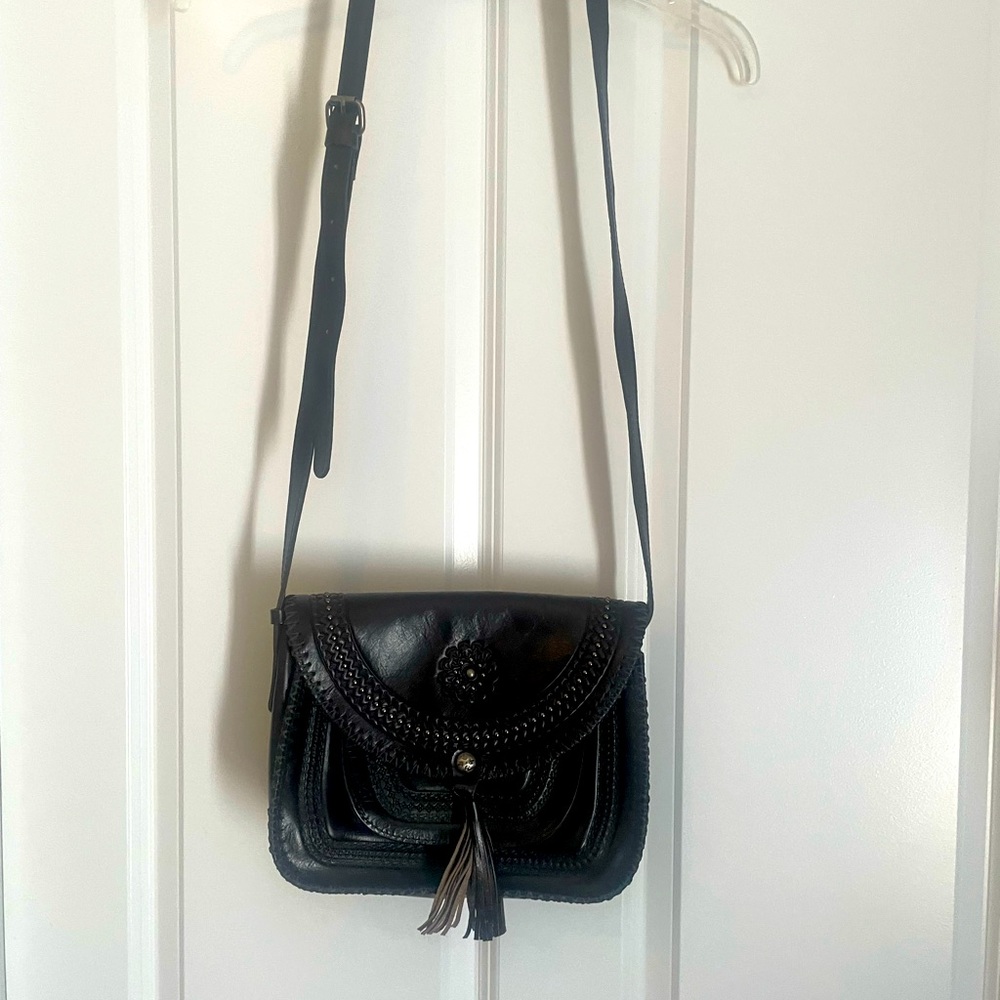 Patricia Nash Black Crossbody Bag